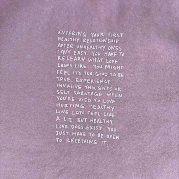 Pink We’re Not Really Strangers hoodie - Picture 3 of 6